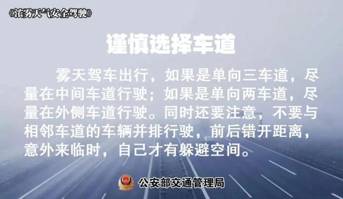 霧天安全行車小貼士_出行提示_大霧天氣出行注意事項(xiàng)